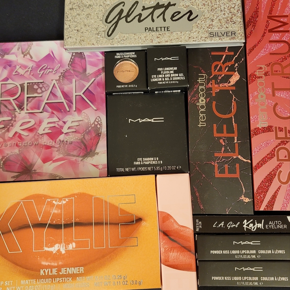 13 Piece Makeup Bundle MAC/Kylie Jenner/Fenty Beauty/LA Girl